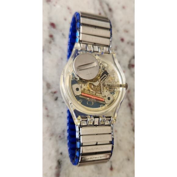 Swatch watch DROP GK708 1993 Standard Gents New old stock with case and battery - Picture 6 of 9